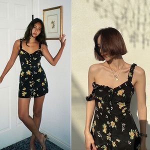 Realisation Par Julia Blossom Dress Silk New With Tags Size XXS